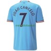 Maillot de Supporter Manchester City Joao Cancelo 7 Domicile 2022-23 Pour Homme